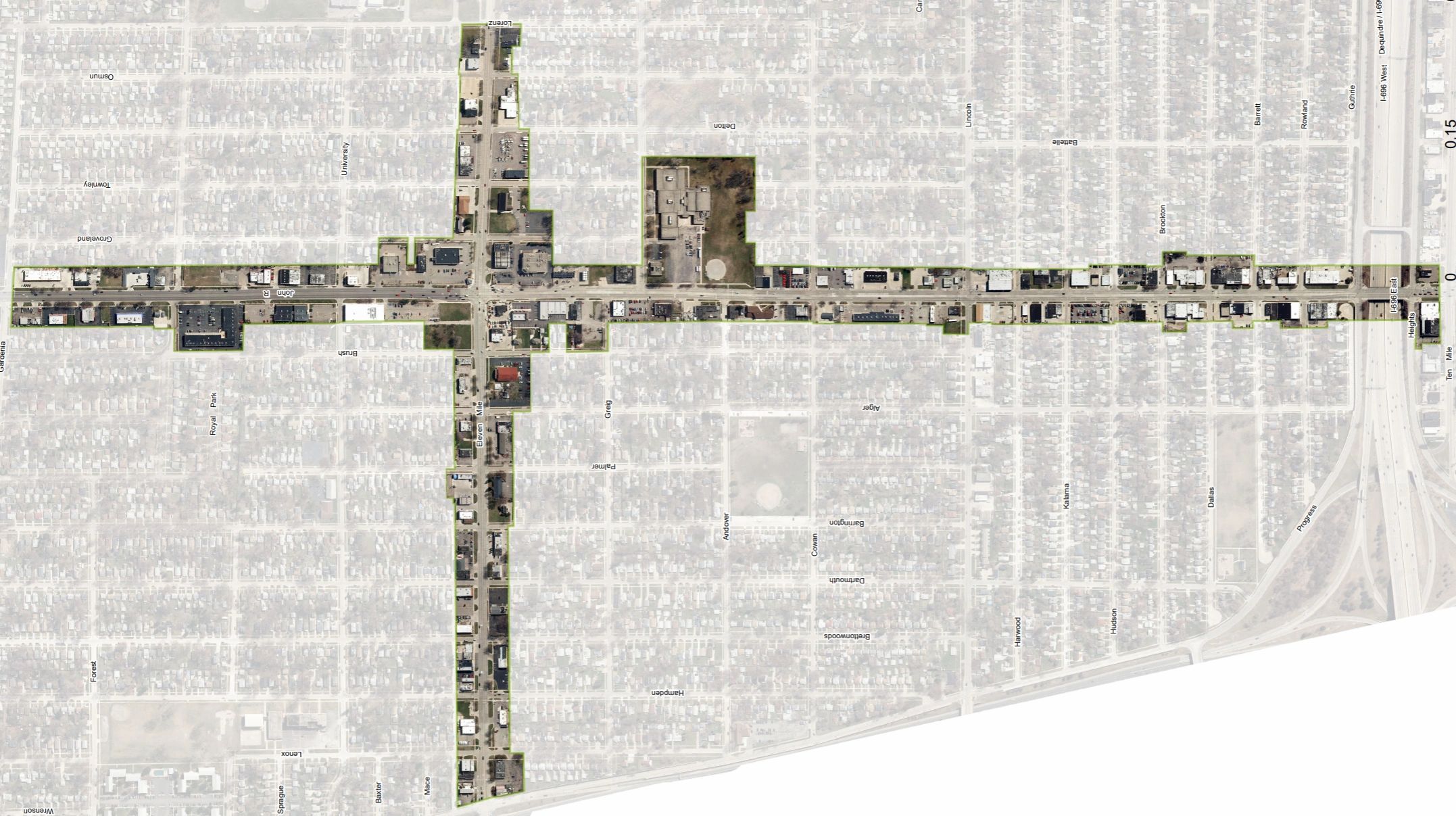 Madison Heights DDA - Downtown Map